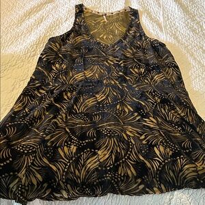 Free People Cut Velvet Patterned Dress